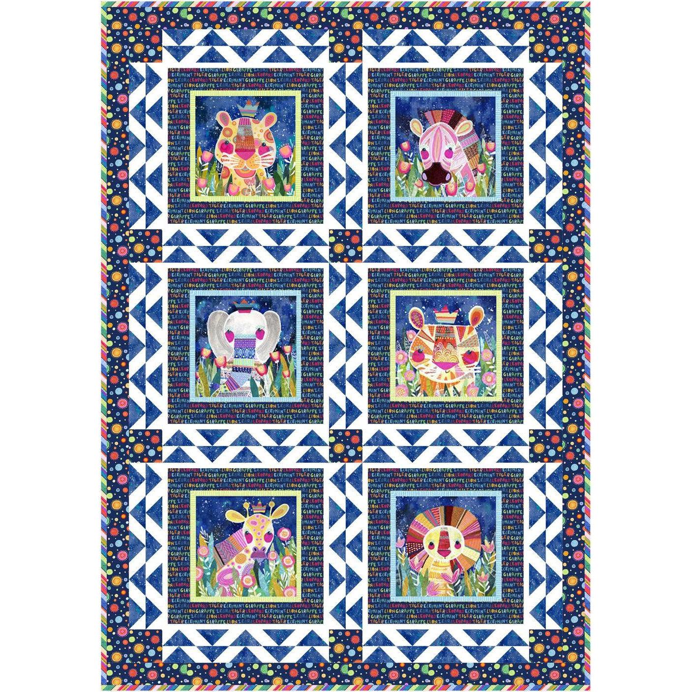 Wild At Heart Quilt Kit-P & B Textiles-My Favorite Quilt Store