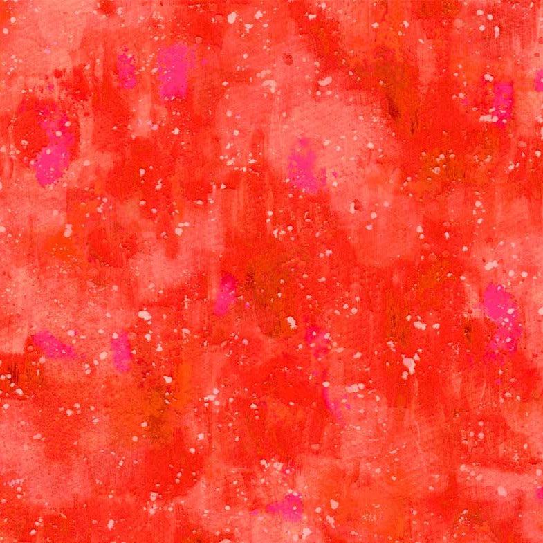 Wild At Heart Red Cosmic Dot Fabric