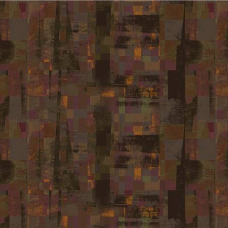 Wild North Mahogany Mirage Fabric