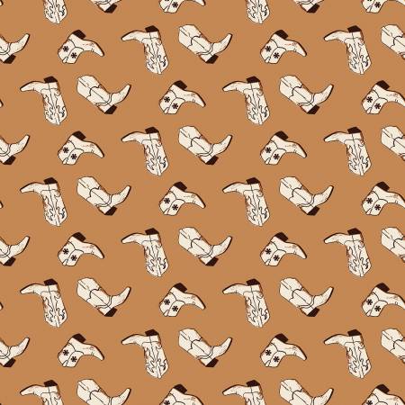 Wild Rose Sienna Boots Fabric-Riley Blake Fabrics-My Favorite Quilt Store