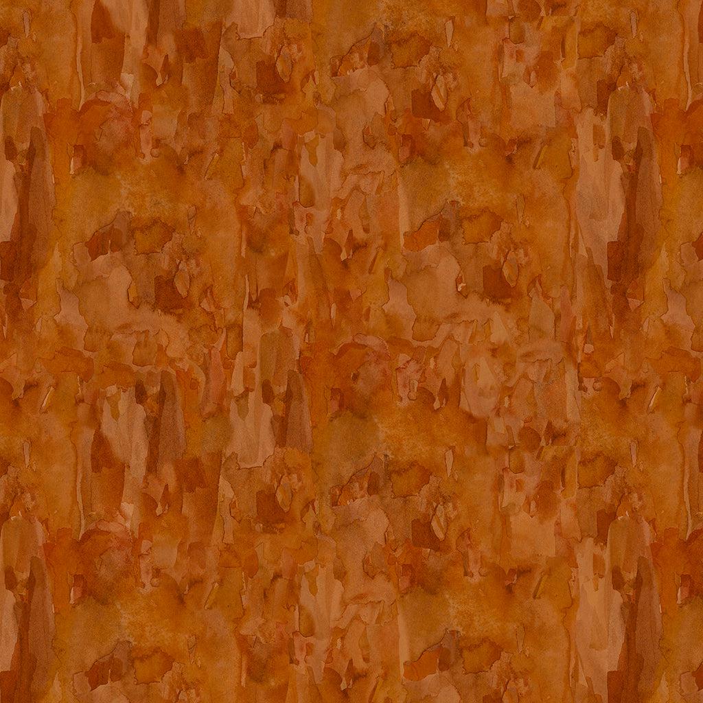 Wild Wonder Dark Rust Tonal Watercolor Digital Fabric