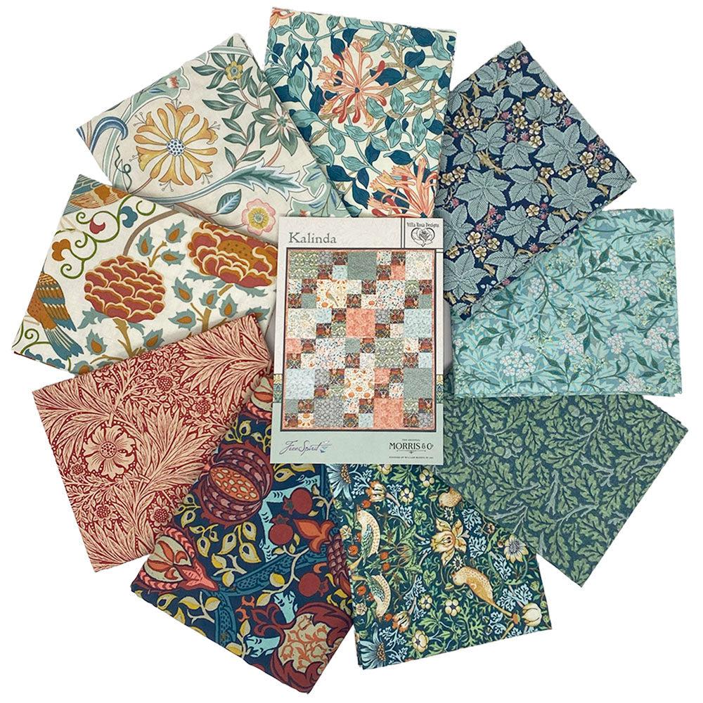 William Morris Kalinda Quilt Kit-Free Spirit Fabrics-My Favorite Quilt Store