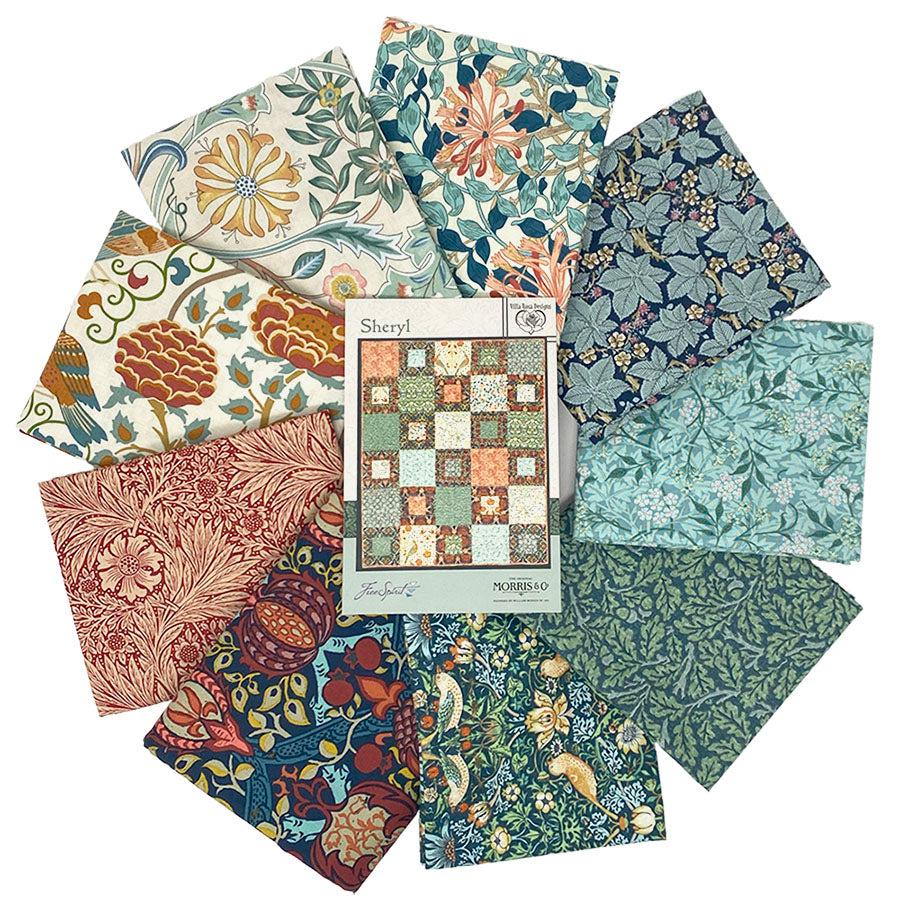 William Morris Sheryl Quilt Kit-Free Spirit Fabrics-My Favorite Quilt Store