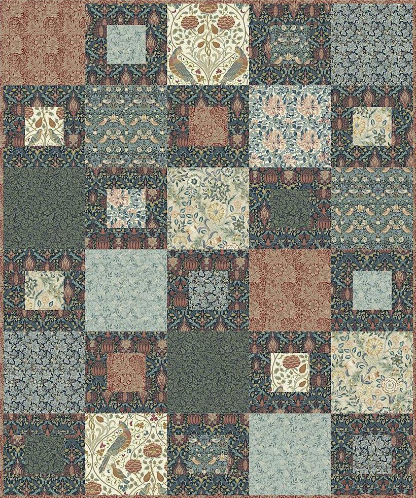 William Morris Sheryl Quilt Kit-Free Spirit Fabrics-My Favorite Quilt Store