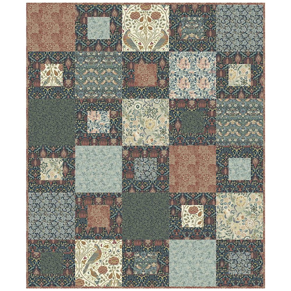 William Morris Sheryl Quilt Kit-Free Spirit Fabrics-My Favorite Quilt Store