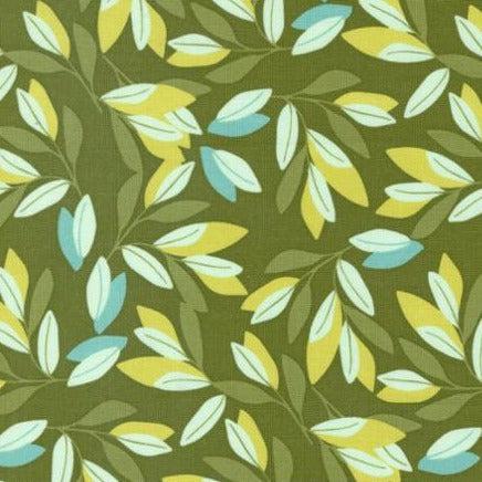 Willow Leaf Leaves Fabric