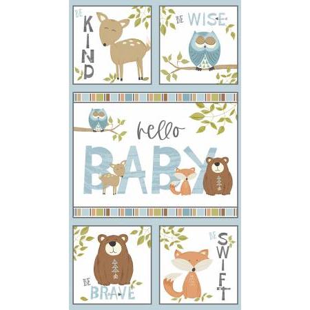 Winsome Critters Multi Animal 24" Panel