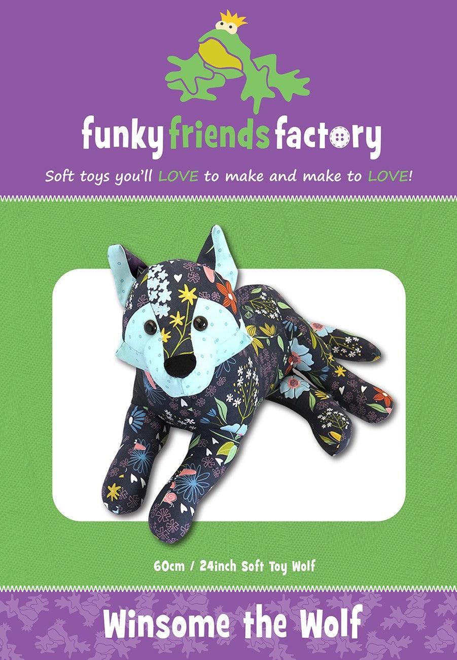 Winsome Wolf Funky Friends Factory Pattern-Funky Friends Factory-My Favorite Quilt Store