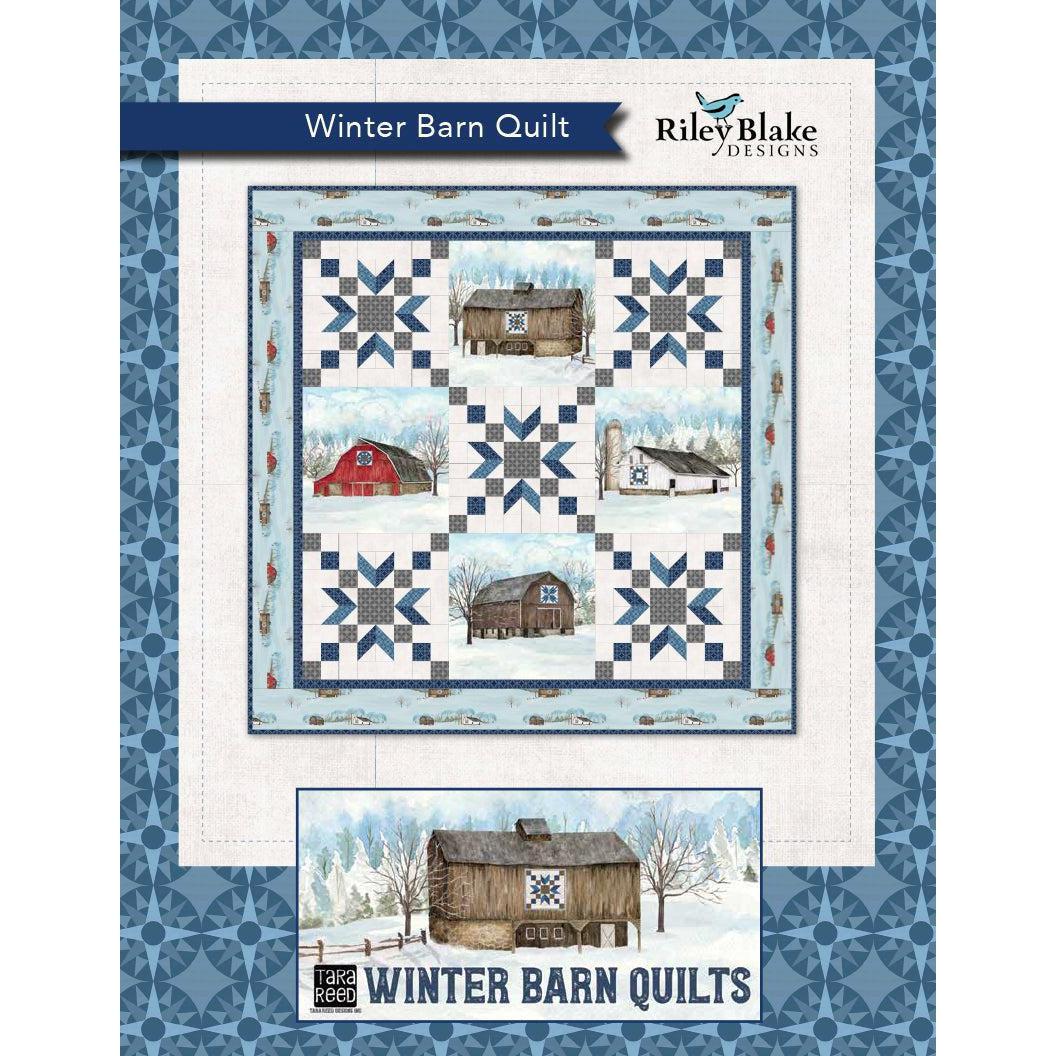 Winter Barn Quilt Pattern - Free Digital Download