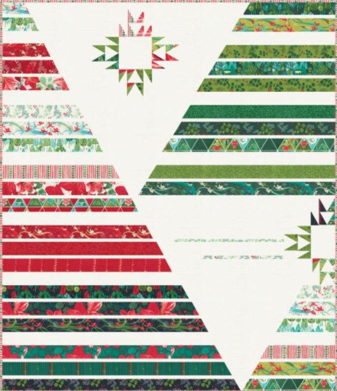 Winterly Noble Fir Cream Quilt Kit-Moda Fabrics-My Favorite Quilt Store