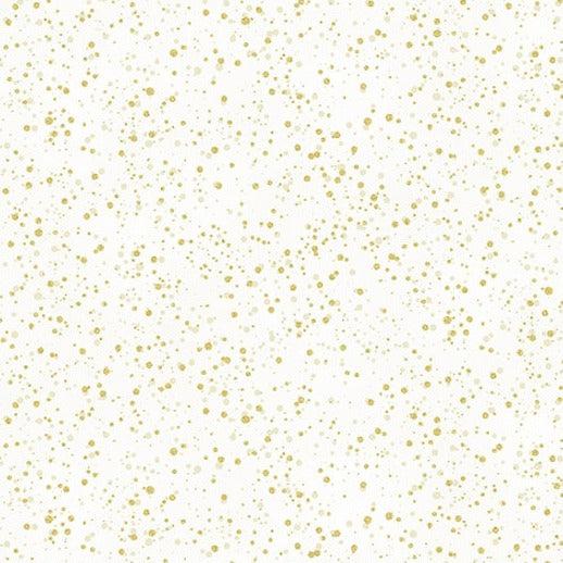 Winter's Eve Natural Gold Spots Fabric