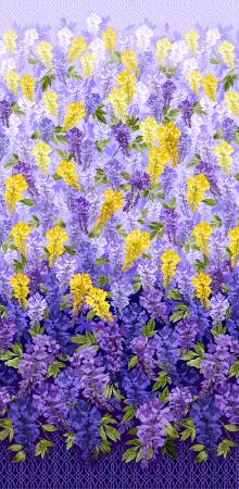 Wisteria Lane Jewel Wisteria Lane Border 24" Panel-Michael Miller Fabrics-My Favorite Quilt Store