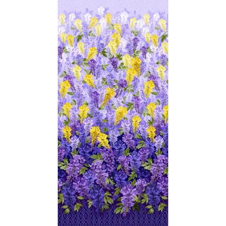 Wisteria Lane Jewel Wisteria Lane Border 24" Panel