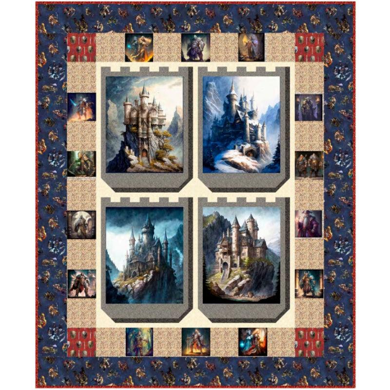 Wizards and Warriors The Great Houses Quilt Kit