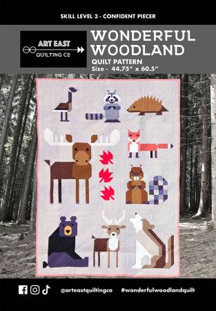 Wonderful Woodland Quilt Pattern-Art East Quilting CO-My Favorite Quilt Store