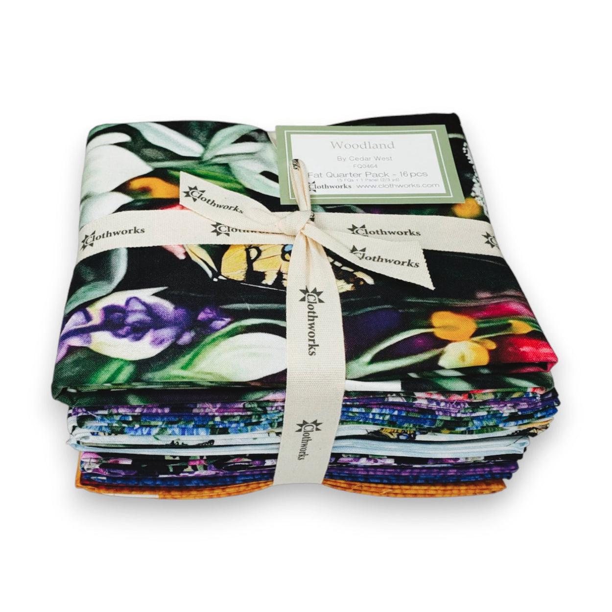 Woodland Digital Print Fat Quarter Bundle 16pc.