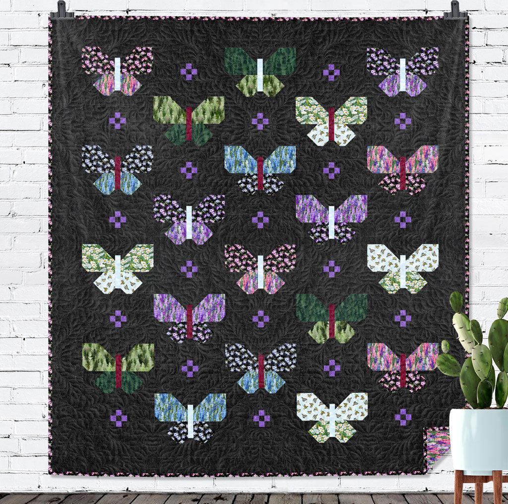 Woodland Flutter Quilt Kit-Clothworks-My Favorite Quilt Store