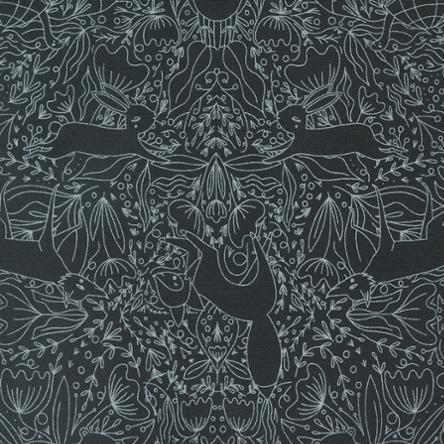 Woodland Wonder Midnight Frolic Novelty Fabric