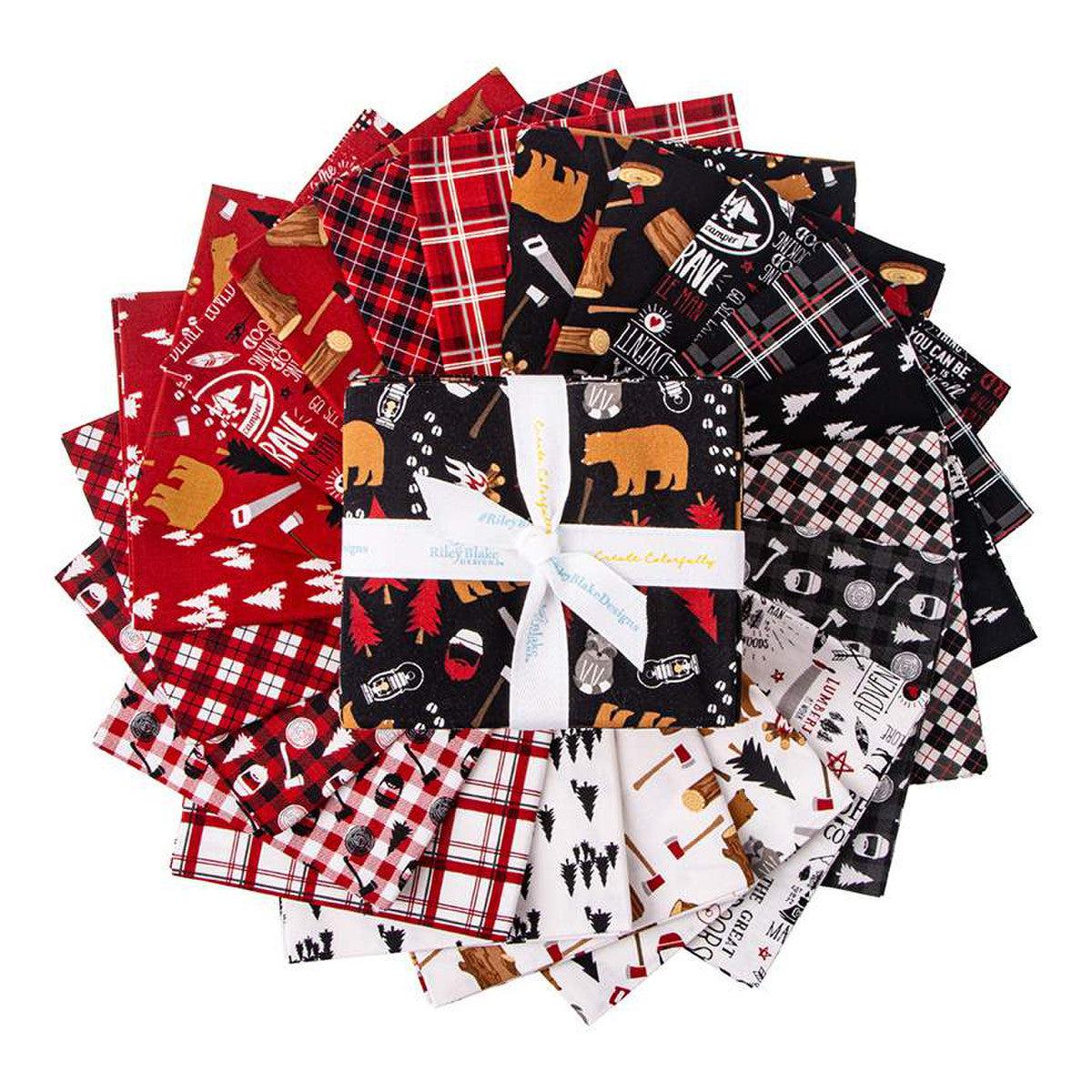 Woodsman Fat Quarter Bundle 21pc.-Riley Blake Fabrics-My Favorite Quilt Store