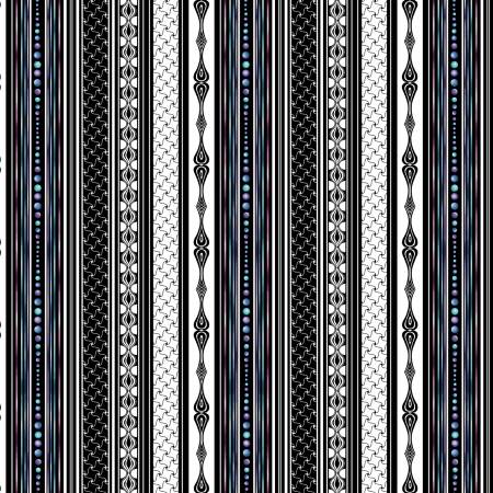 Xanadu Multi Rhythm Stripe Fabric-Benartex Fabrics-My Favorite Quilt Store