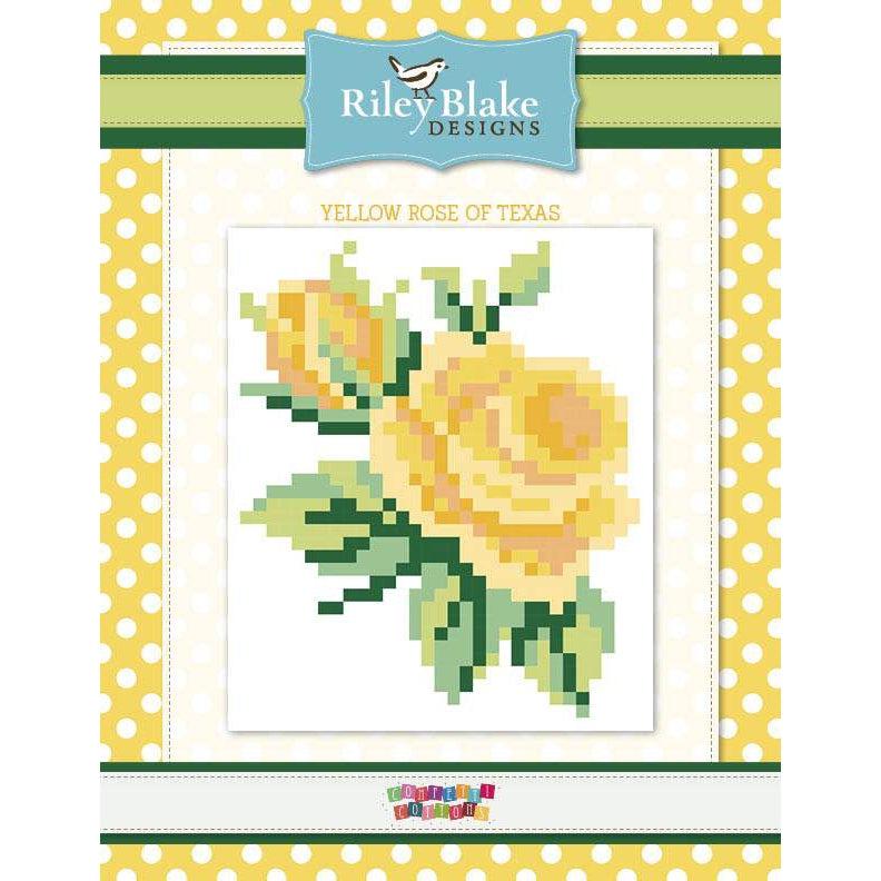 Yellow Rose of Texas Pixelated Quilt Pattern - Free Digital Download-Riley Blake Fabrics-My Favorite Quilt Store