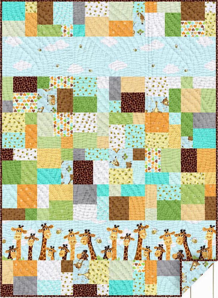 Zoe the Giraffe Patch Quilt Kit-Susybee-My Favorite Quilt Store