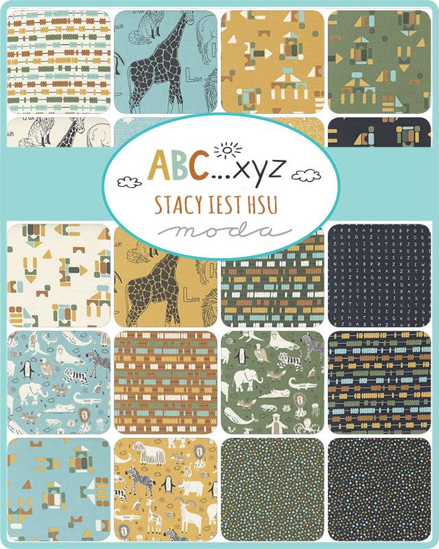 ABC XYZ 10" Layer Cake 42pc.-Moda Fabrics-My Favorite Quilt Store