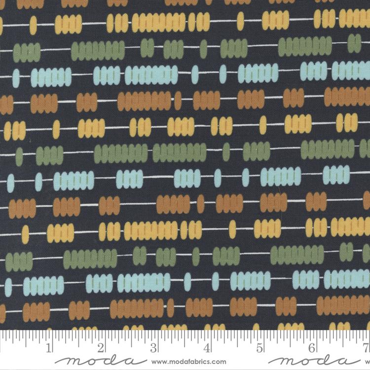 ABC XYZ Black Abacus Fabric-Moda Fabrics-My Favorite Quilt Store