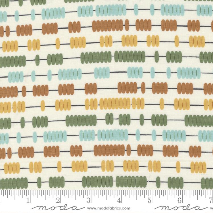 ABC XYZ Cream Abacus Fabric-Moda Fabrics-My Favorite Quilt Store