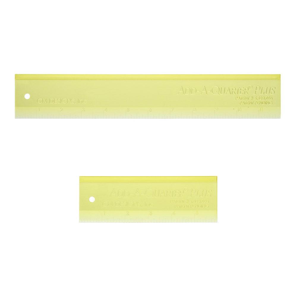 cm Designs Ruler 12 Add-A-Quarter Plus Pink