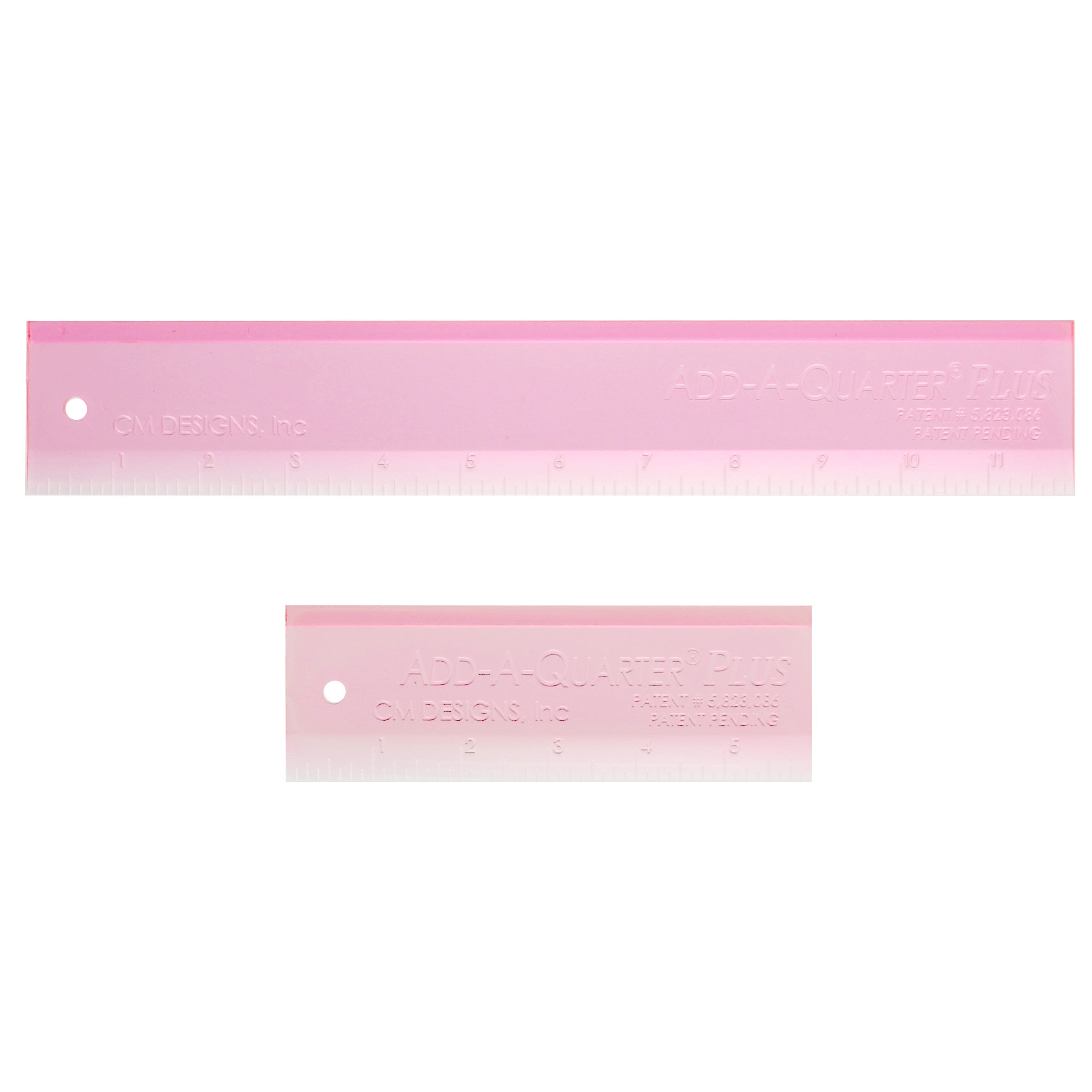 Add A-Quarter Ruler Combo Pack Pink-Add A Quarter-My Favorite Quilt Store