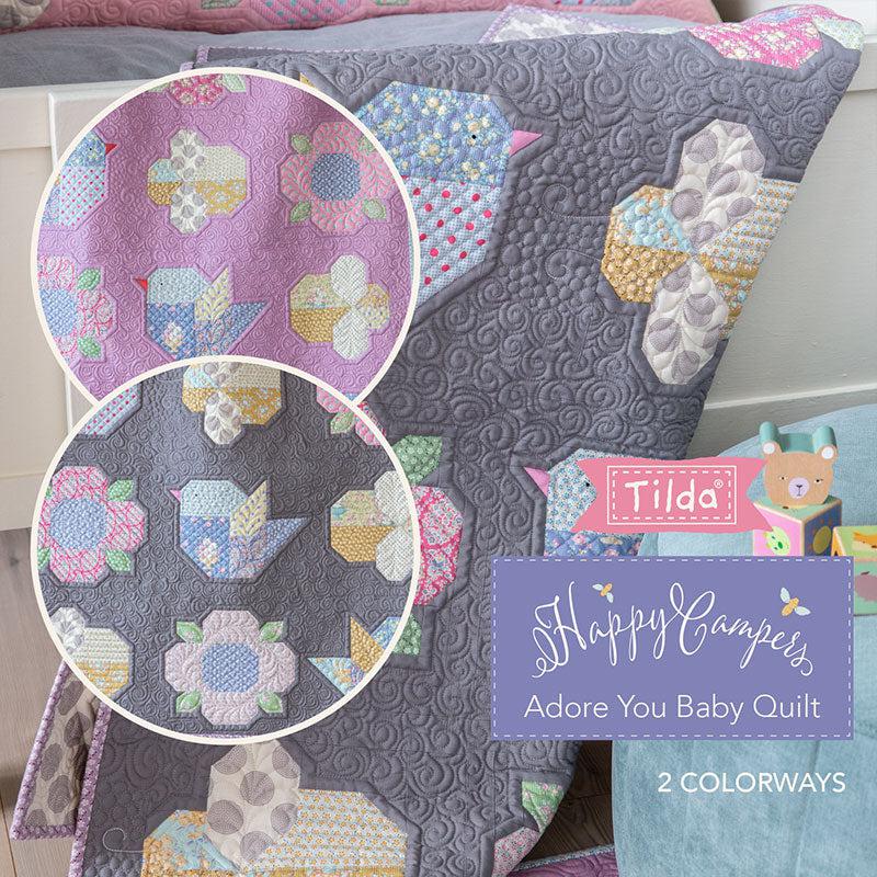 Adore You Baby Quilt Pattern - Digital Download-Tilda Fabrics-My Favorite Quilt Store