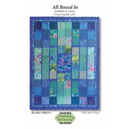 All Boxed In Quilt Pattern-Anything But Boring-My Favorite Quilt Store