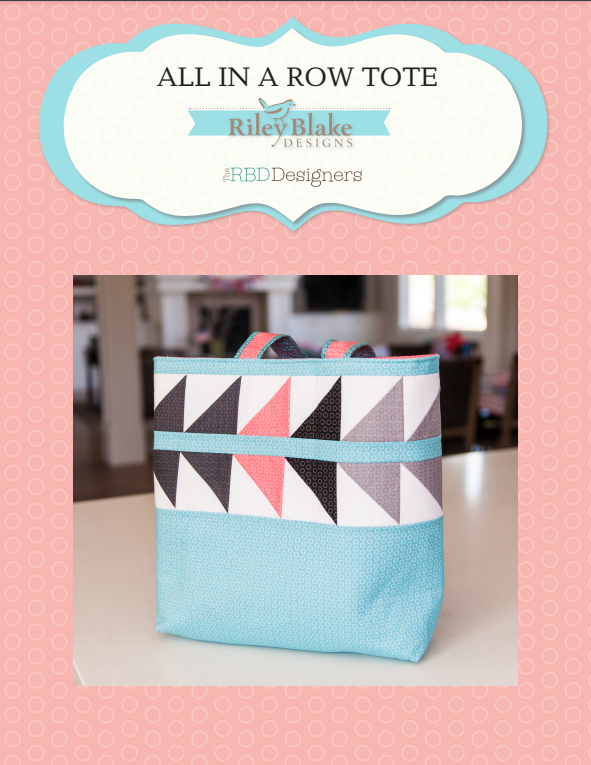 All in a Row Tote Pattern - Free Digital Download-Riley Blake Fabrics-My Favorite Quilt Store