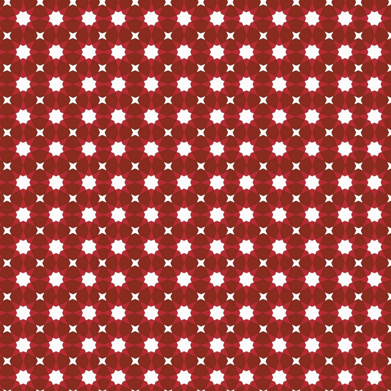 American Dream Geometric Red Fabric by Dani Mogstad - Riley Blake ...