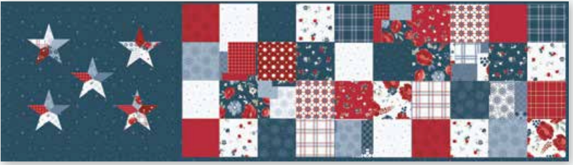 American Dream Panel Quilt & Table Runner Pattern - Free Digital Download-Riley Blake Fabrics-My Favorite Quilt Store
