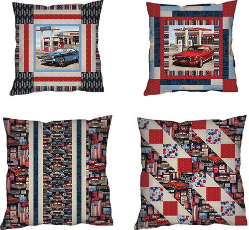 American Muscle  Pillow Pattern - Free Digital Download