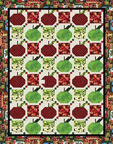 An Apple A Day Pattern-Benartex Fabrics-My Favorite Quilt Store