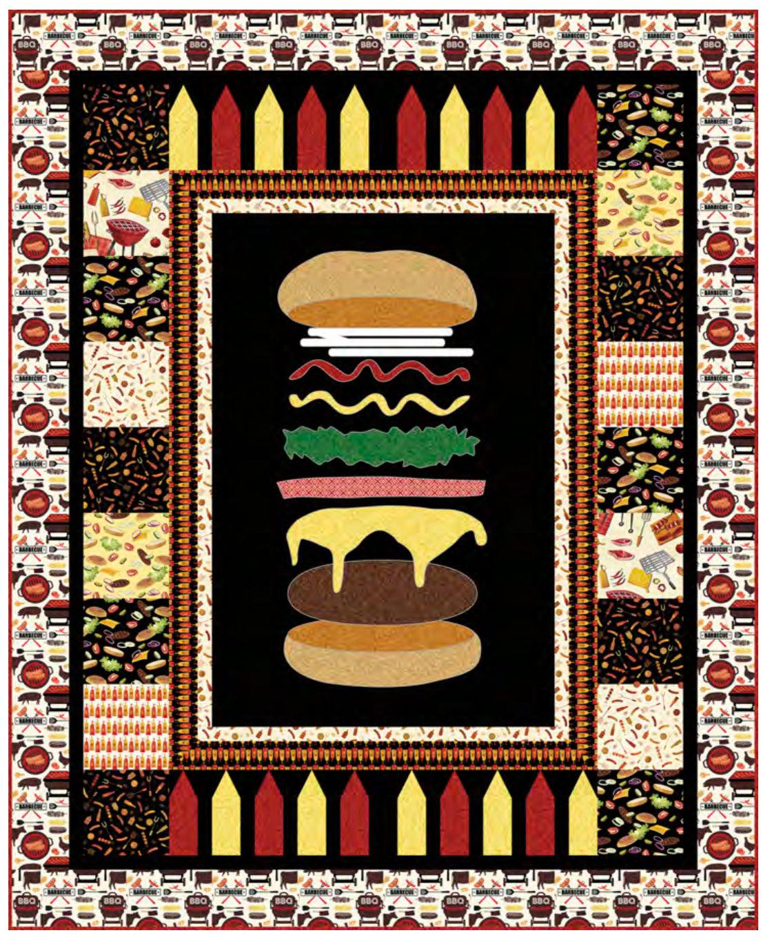 Anatomy of a Burger Quilt Kit-QT Fabrics-My Favorite Quilt Store