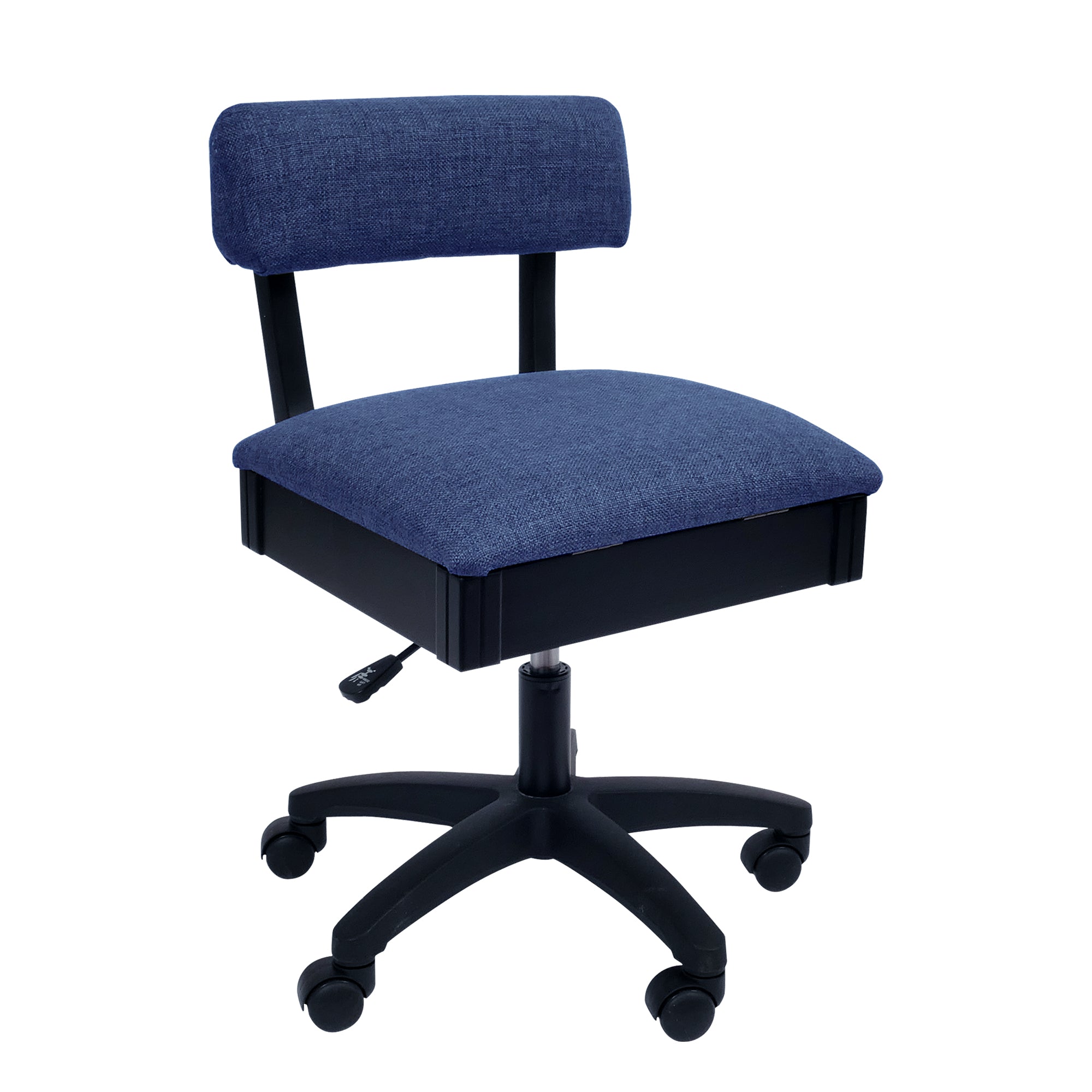 Arrow Height Adjustable Hydraulic Sewing Chair - Duchess Blue-Arrow Classic Sewing Furniture-My Favorite Quilt Store