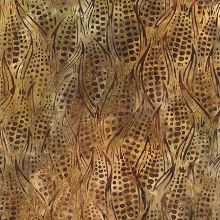 Artisan Batik Farm Country Brown Corn Stalks Fabric-Robert Kaufman-My Favorite Quilt Store