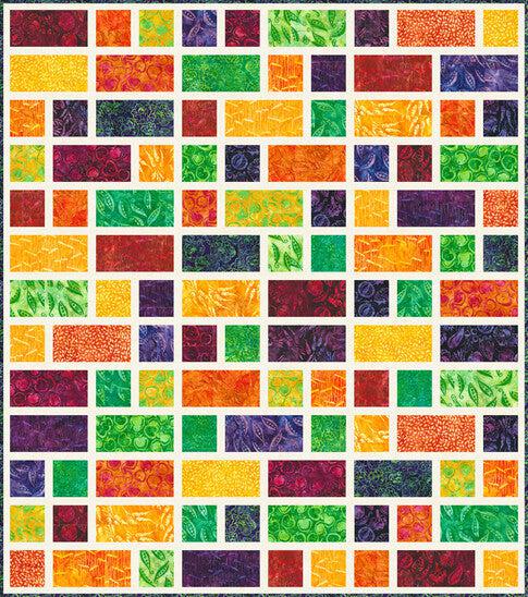 Artisan Batik Farm Stand Garden Plots Quilt Pattern - Free Pattern Download-Robert Kaufman-My Favorite Quilt Store