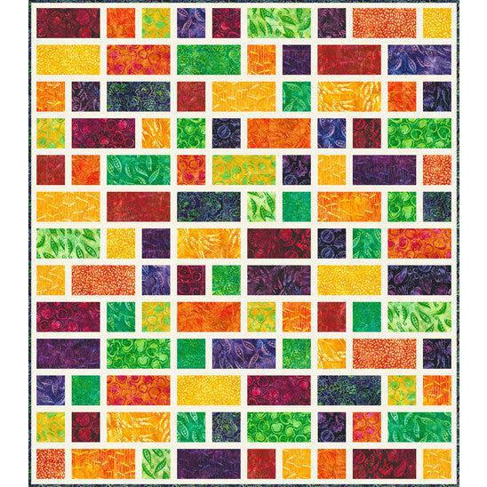 Artisan Batik Farm Stand Garden Plots Quilt Pattern - Free Pattern Download-Robert Kaufman-My Favorite Quilt Store