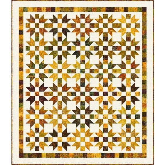 Robert Kaufman Fabrics Artisan Batiks: Autumn Trails by Lunn Studios  AMD-21074-428 Topaz Cotton Fabric - A Nimble Thimble
