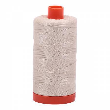 Aurifil 50wt Light Beige 100% Cotton Mako Thread