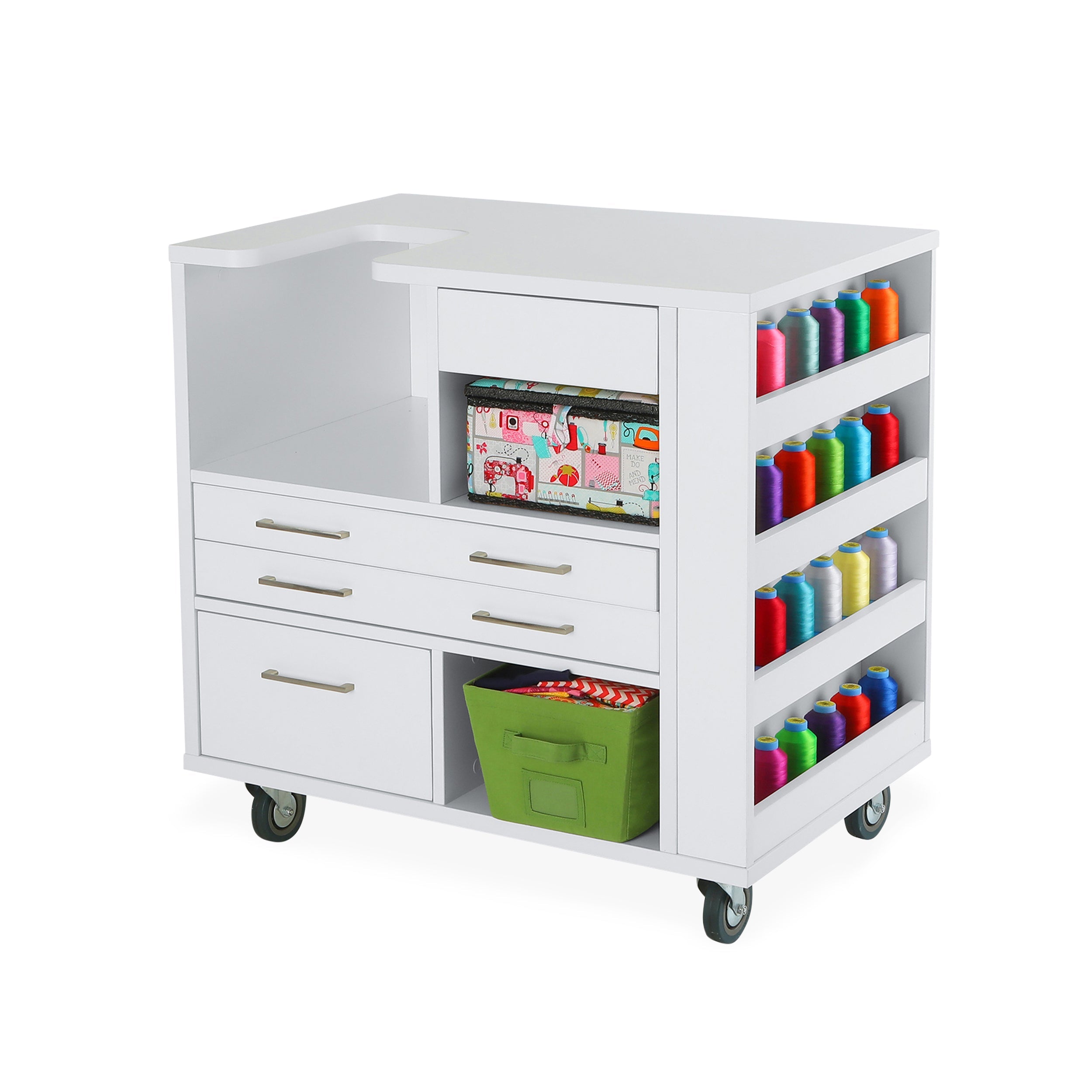 Ava Embroidery Cabinet - Juki/Janome-Kangaroo Sewing Furniture-My Favorite Quilt Store