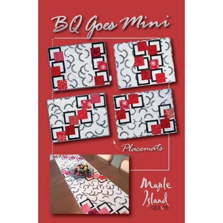 BQ Goes Mini Quilt Pattern-Maple Island Quilts-My Favorite Quilt Store