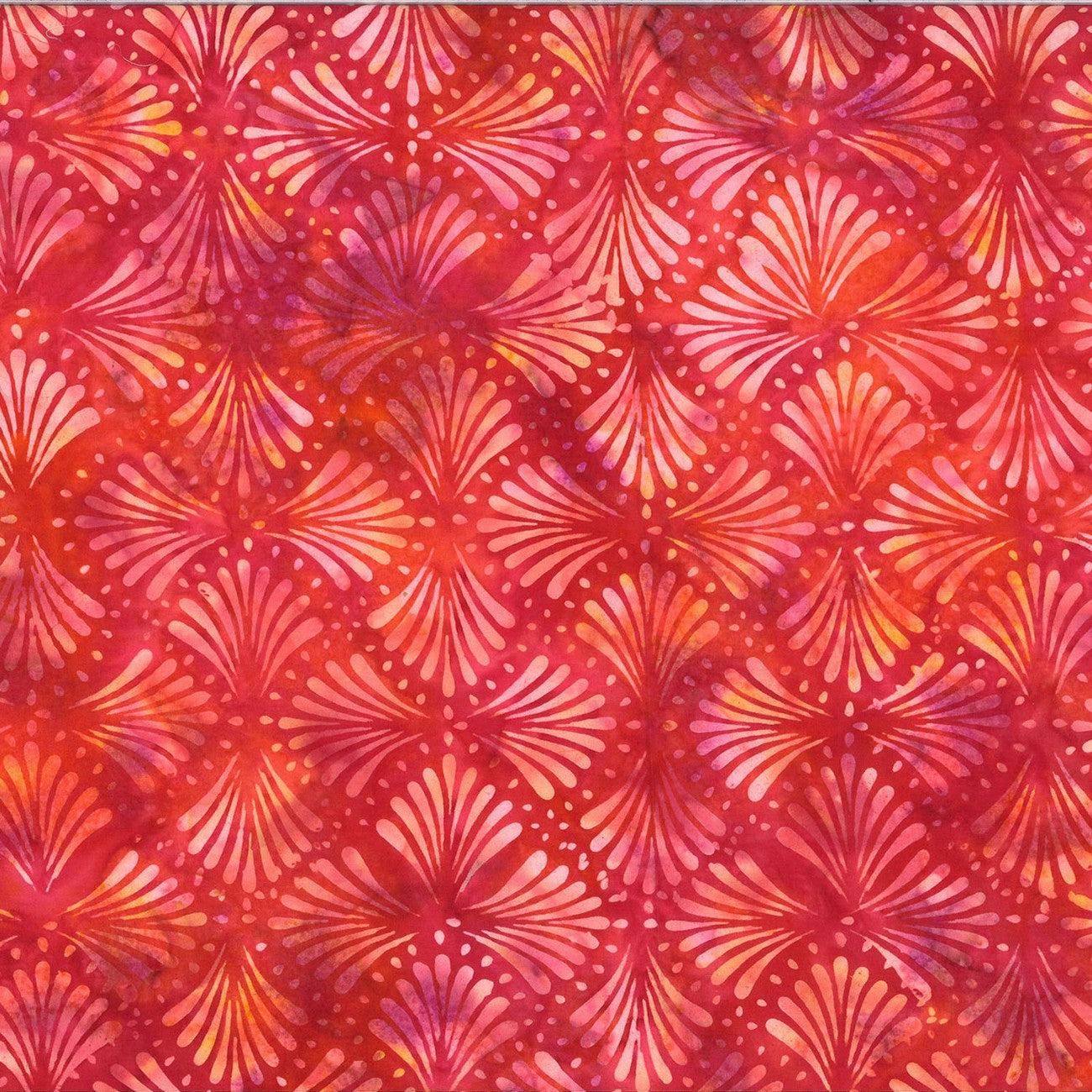 Bali Batiks Flame Art Deco Batik Fabric