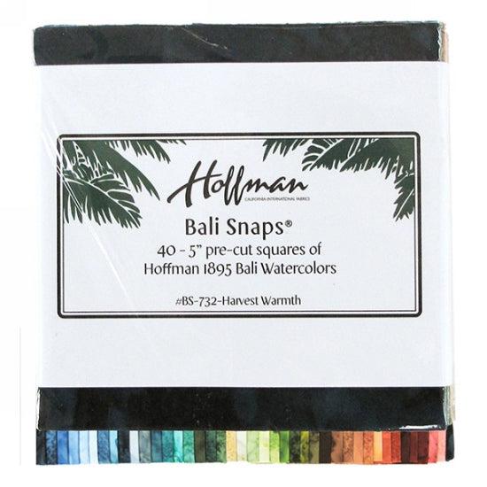 Bali Snaps Harvest Warmth Watercolor 5" charm pack