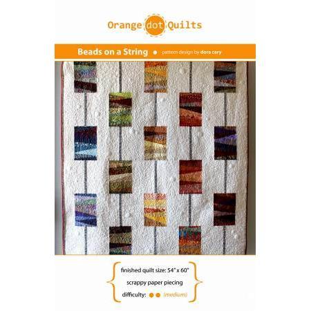 Beads On A String Pattern-Orange Dot Quilts-My Favorite Quilt Store